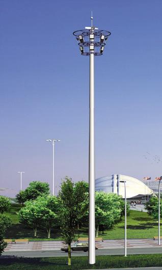 太阳能高杆灯  led 高杆灯 升降式高杆灯 户外高杆灯 高杆灯产品特点